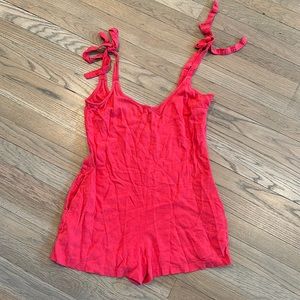 Red romper